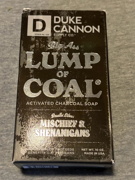 Other - Duke Cannon Lump of Coal Activated Charcoal Soap - Black